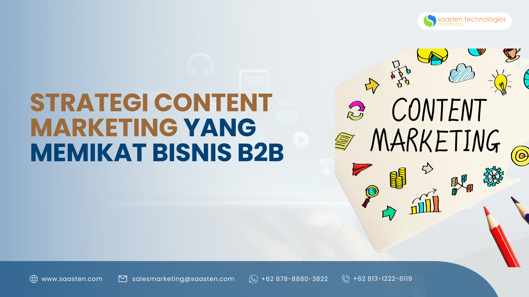 Strategi Content Marketing Yang Memikat Bisnis B2B - Saasten