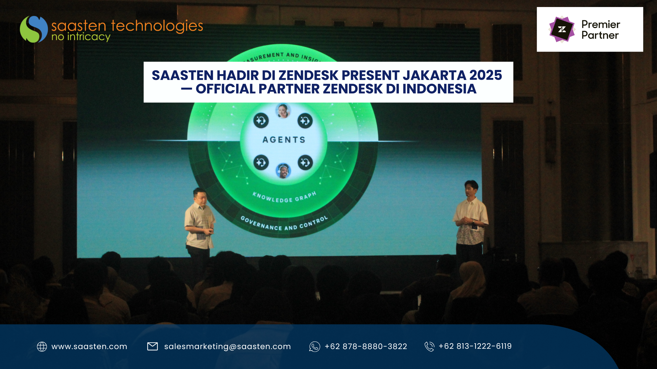 Saasten Hadir di Zendesk Present Jakarta 2025 — Official Partner Zendesk di Indonesia