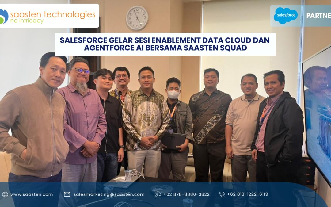 Salesforce Gelar Sesi Enablement Data Cloud dan Agentforce Bersama Saasten