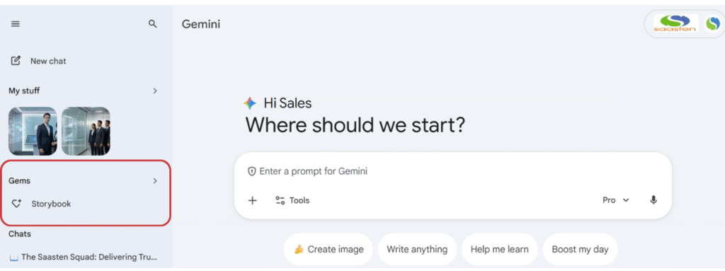 Buka Gemini Storybook