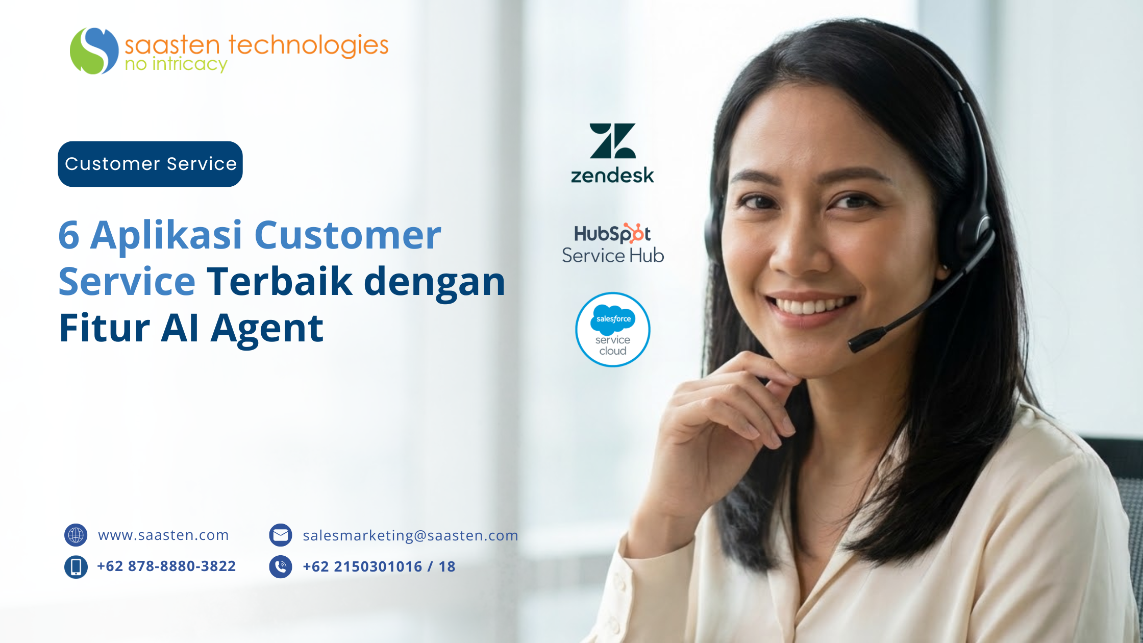 6 Aplikasi Customer Service Terbaik dengan Fitur AI Agent - Business