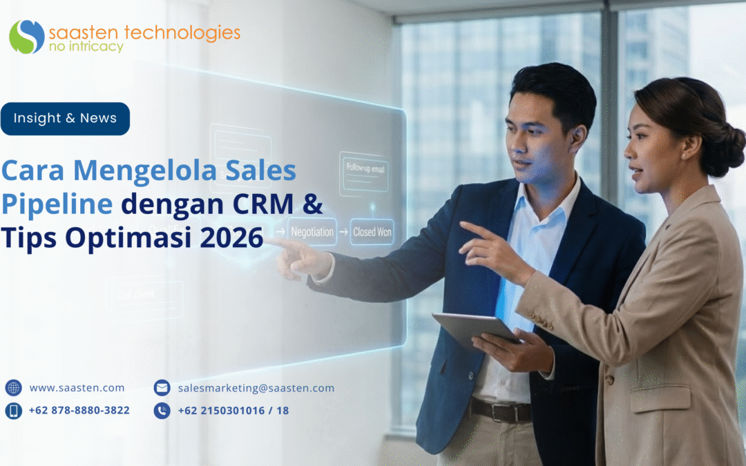 User menggunakan Sales Pipeline dengan CRM