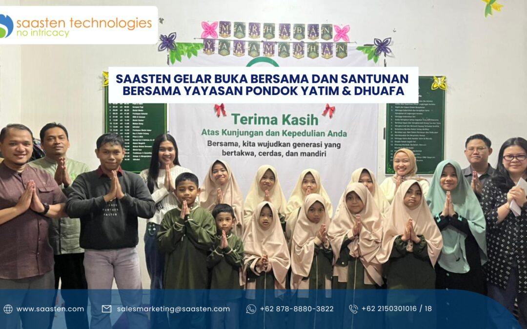 Saasten CSR dengan yayasan Pondok Yatim dan Dhuafa