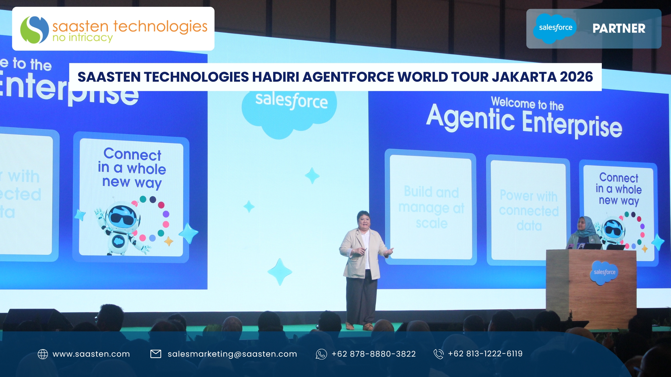 Saasten Technologies Hadiri Agentforce World Tour Jakarta 2026 - Business