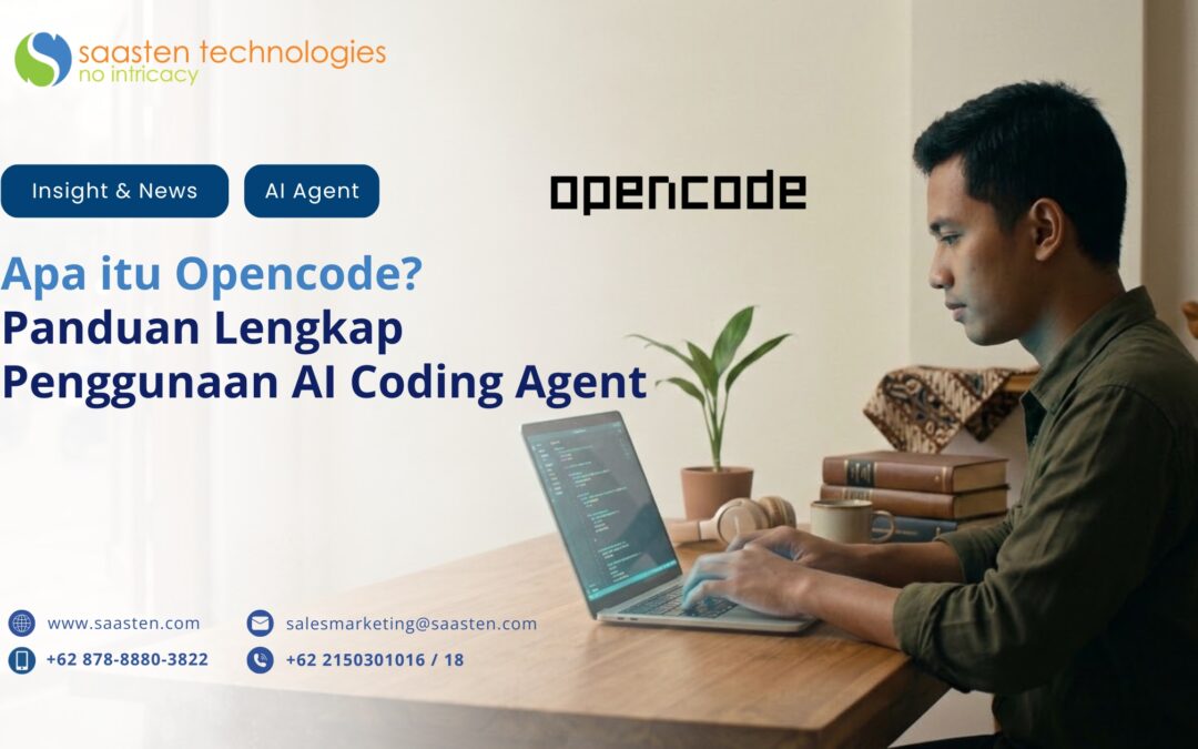 User menggunakan opencode untuk membantu coding