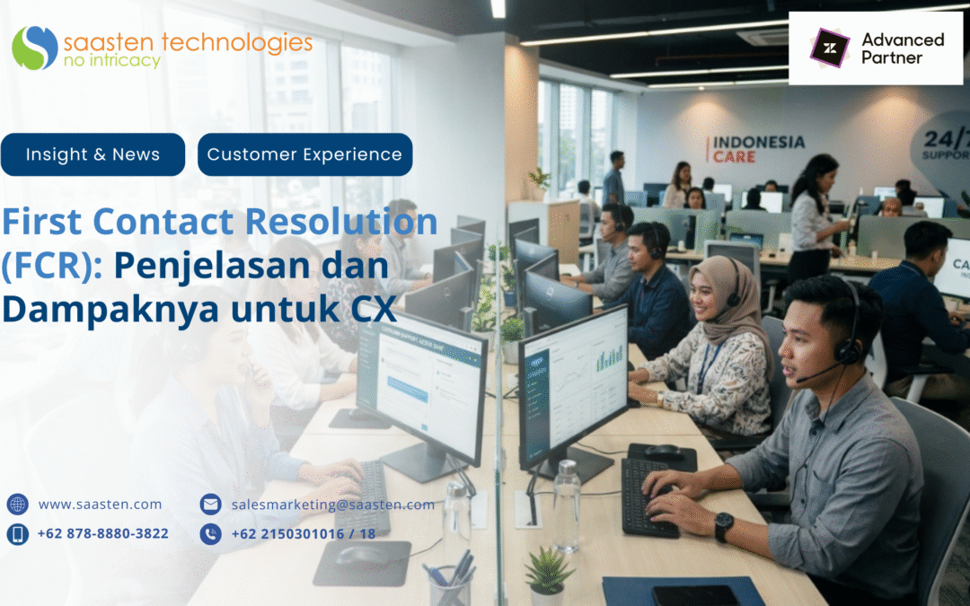 Tim Customer Service melakukan First Contact Resolution