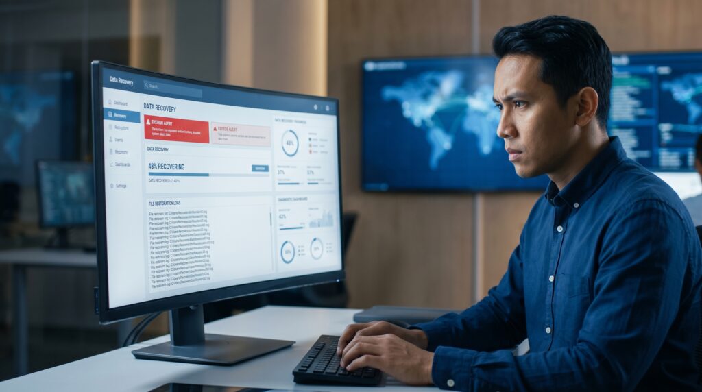 A user trying to manage DLP
