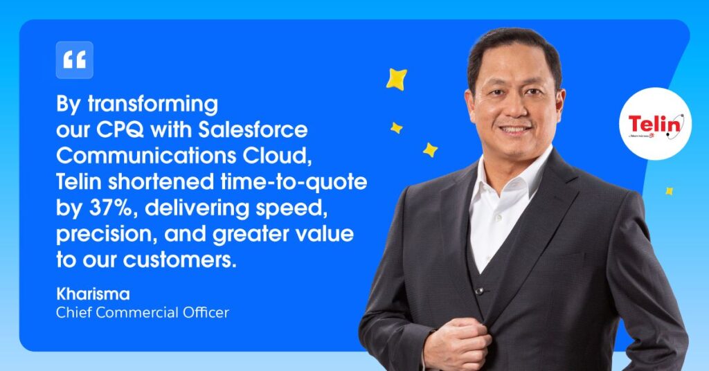 Telin Menggunakan Salesforce Communication Cloud yang diimplementasikan oleh Saasten