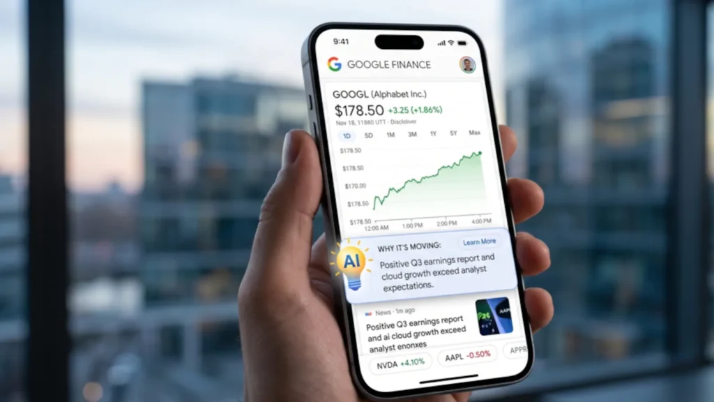 Aplikasi Google Finance di Ekosistem Google