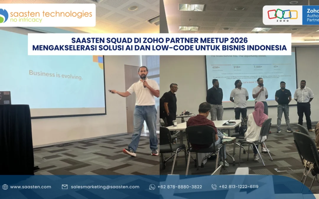 Saasten dan Zoho mitra teknologi CRM