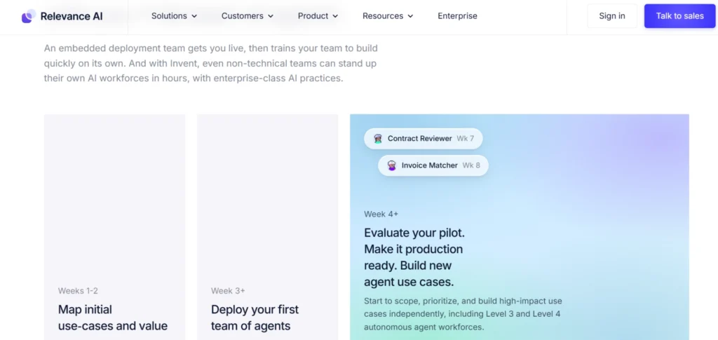 Homepage Relevance AI